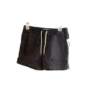 New with Tag Goodthreads men's black cotton stretch canvas shorts Sz XS